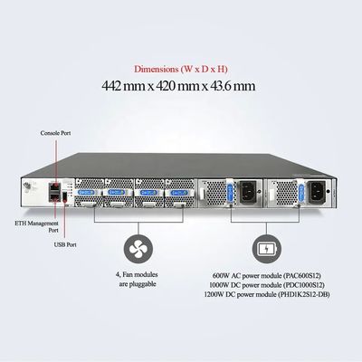 企業向け128ポートデータセンター スイッチ 準備済み