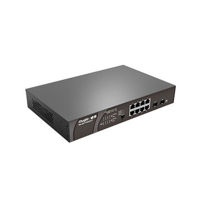 110W 電源 8ポート RG-ES110GD-P V2 RG-ES110GDS-P ギガビット POE アクセス ネットワーク スイッチ