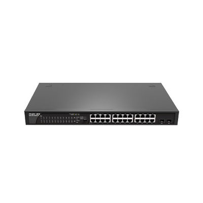 RG-ES126GS-LP24 100G プラグアンドプレイPOE アクセスネットワークスイッチ 2 アップストリームポート