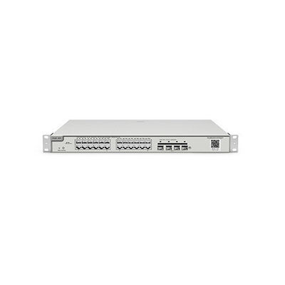 24ポート 10/100/1000Mbps 4 アップストリームポートと ERPS を備えた 2 層 マネージド スイッチ
